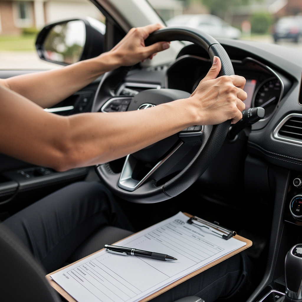 ASORTA TRANSPORTATION professional driving instructor teaching a student in San Diego, CA